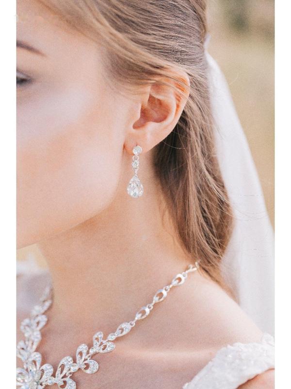 Набор 2 предмета: серьги, колье 