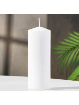 Свеча - цилиндр, 5х15 см белая