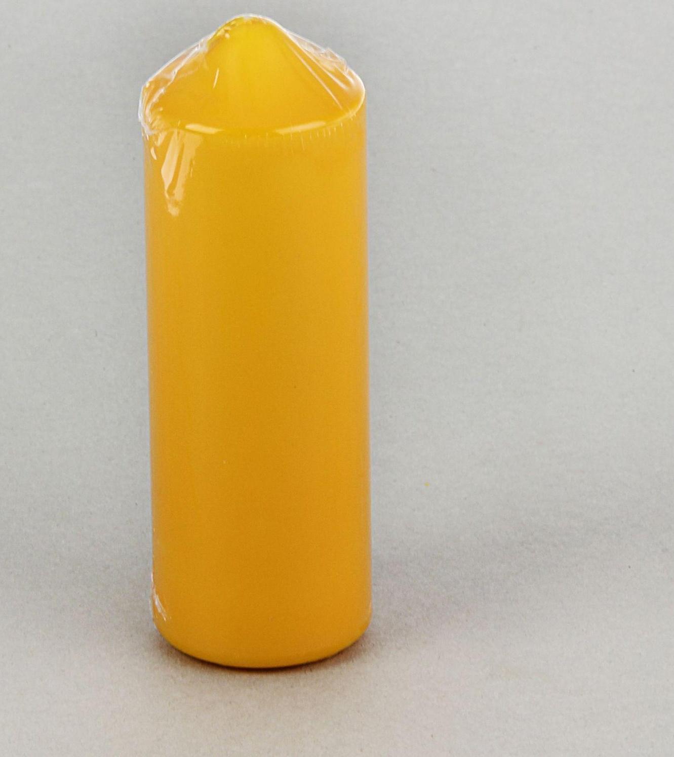 Свеча классическая 5х15 см, желтая