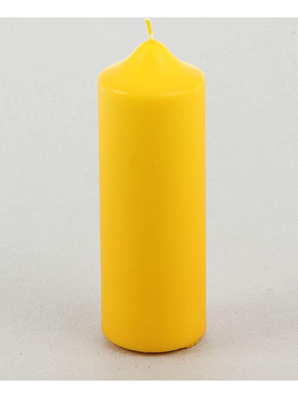 Свеча классическая 5х15 см, желтая