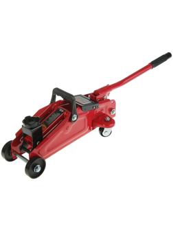 Домкрат гидравлический Sparta, 2 т, подкатной, в кейсе, подъем на 140–285 мм