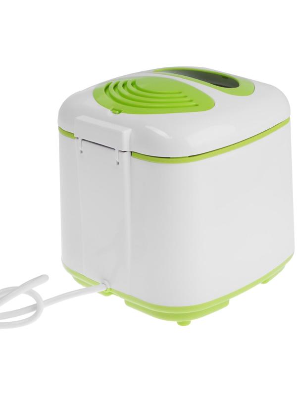 Фритюрница Sakura SA-7654GR, 950 Вт, 750 мл, антипригарное покрытие, фильтр, бело-салатовая