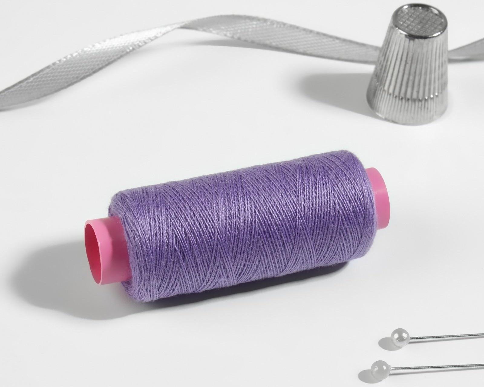 Нитки 40/2, 200 м, цвет сиреневый