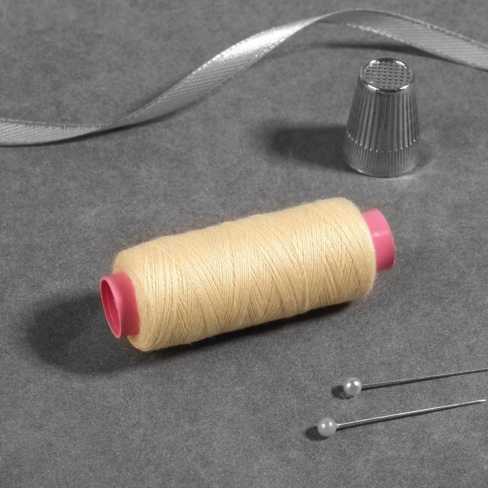 Нитки 40/2, 200 м, цвет крем-брюле