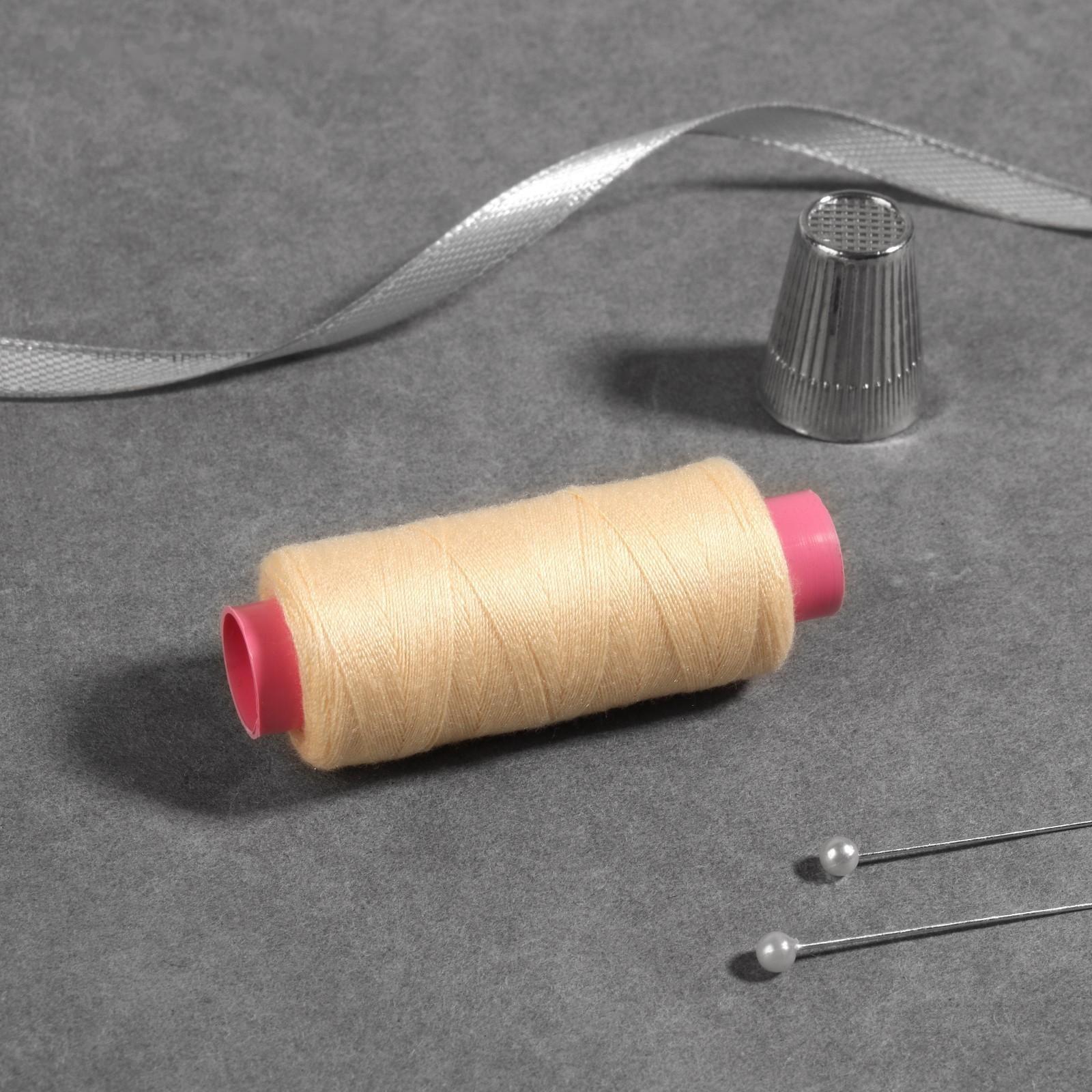 Нитки 40/2, 200 м, цвет кремовый