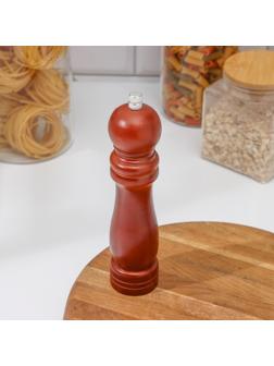 Мельница для специй Доляна «Дуновение леса», 21×5 см, керамический механизм, цвет коричневый