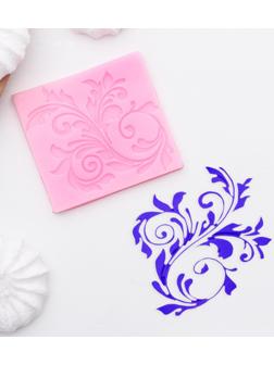 Молд Доляна «Вензель», 6×5,5 см, цвет розовый