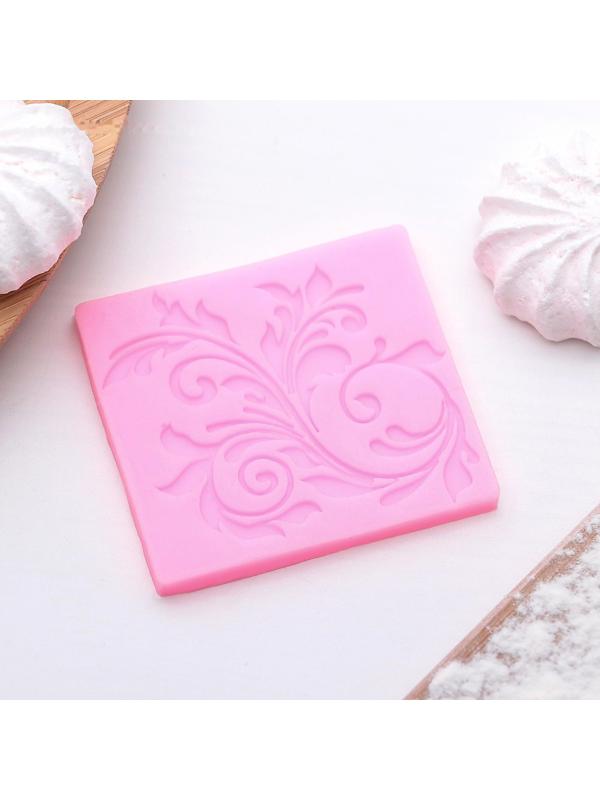 Молд Доляна «Вензель», 6×5,5 см, цвет розовый