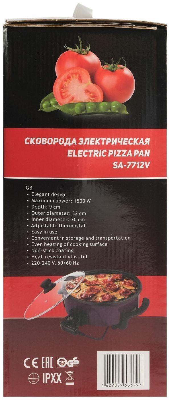 Сковорода электрическая Sakura SA-7712V, 1500 Вт, d=32, глубина 9 см