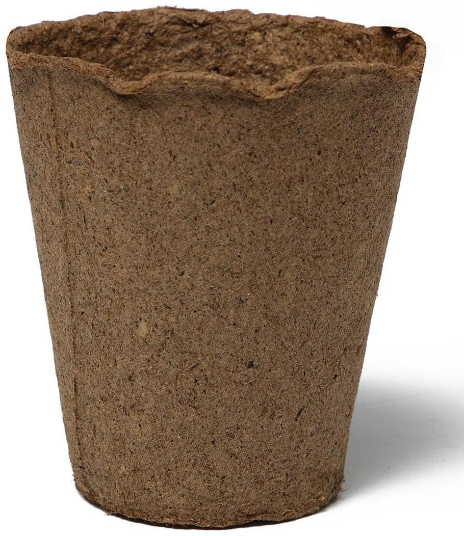Торфяной горшок Greengo для рассады, 250 мл, 8 × 8 см, 180 шт.