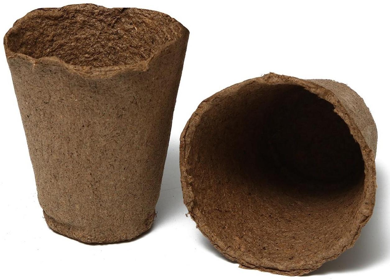 Торфяной горшок Greengo для рассады, 250 мл, 8 × 8 см, 180 шт.