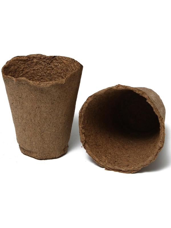 Торфяной горшок Greengo для рассады, 250 мл, 8 × 8 см, 180 шт.