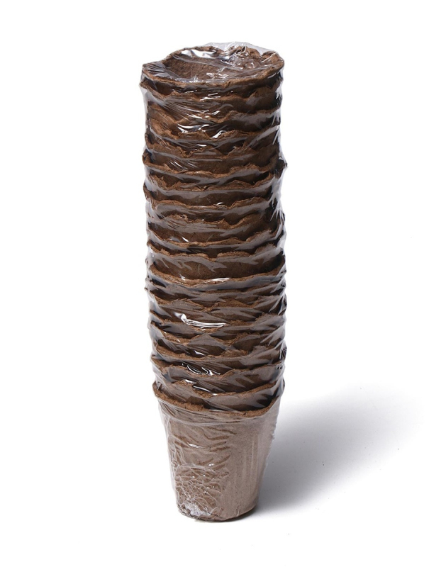 Торфяной горшок Greengo для рассады, 250 мл, 8 × 8 см, 180 шт.