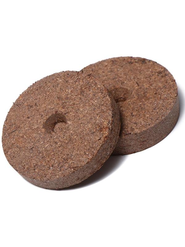 Набор для рассады: торфяная таблетка d = 5.5 см (15 шт.), кассета на 15 ячеек по 150 мл, поддон, зелёный