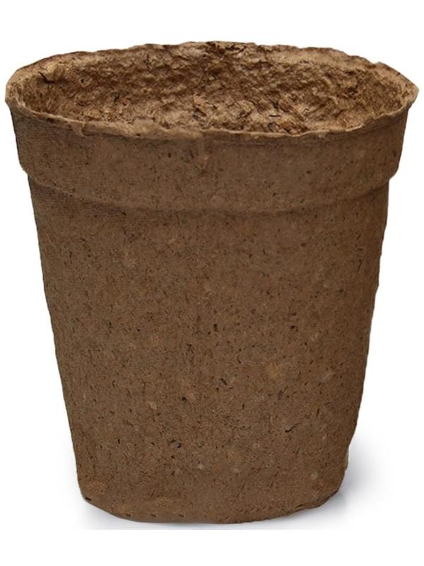 Торфяной горшок, 500 мл, 11 × 10 см, набор 20 шт., «Умный город»