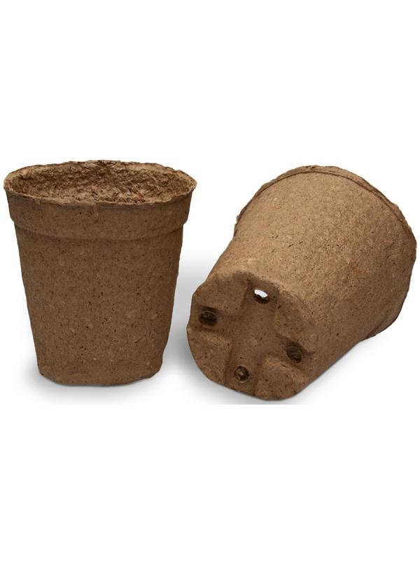 Торфяной горшок, 500 мл, 11 × 10 см, набор 20 шт., «Умный город»