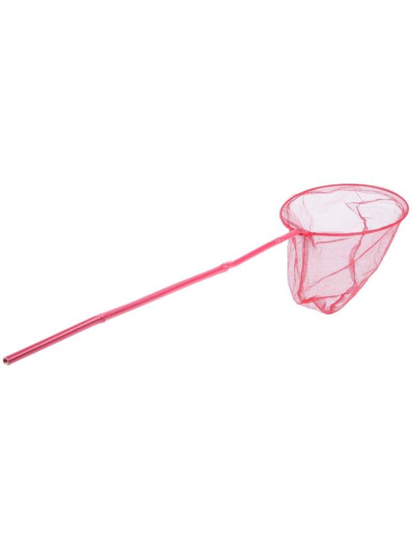 Сачок детский бамбуковая ручка 53 см, диаметр 20 см, цвета МИКС