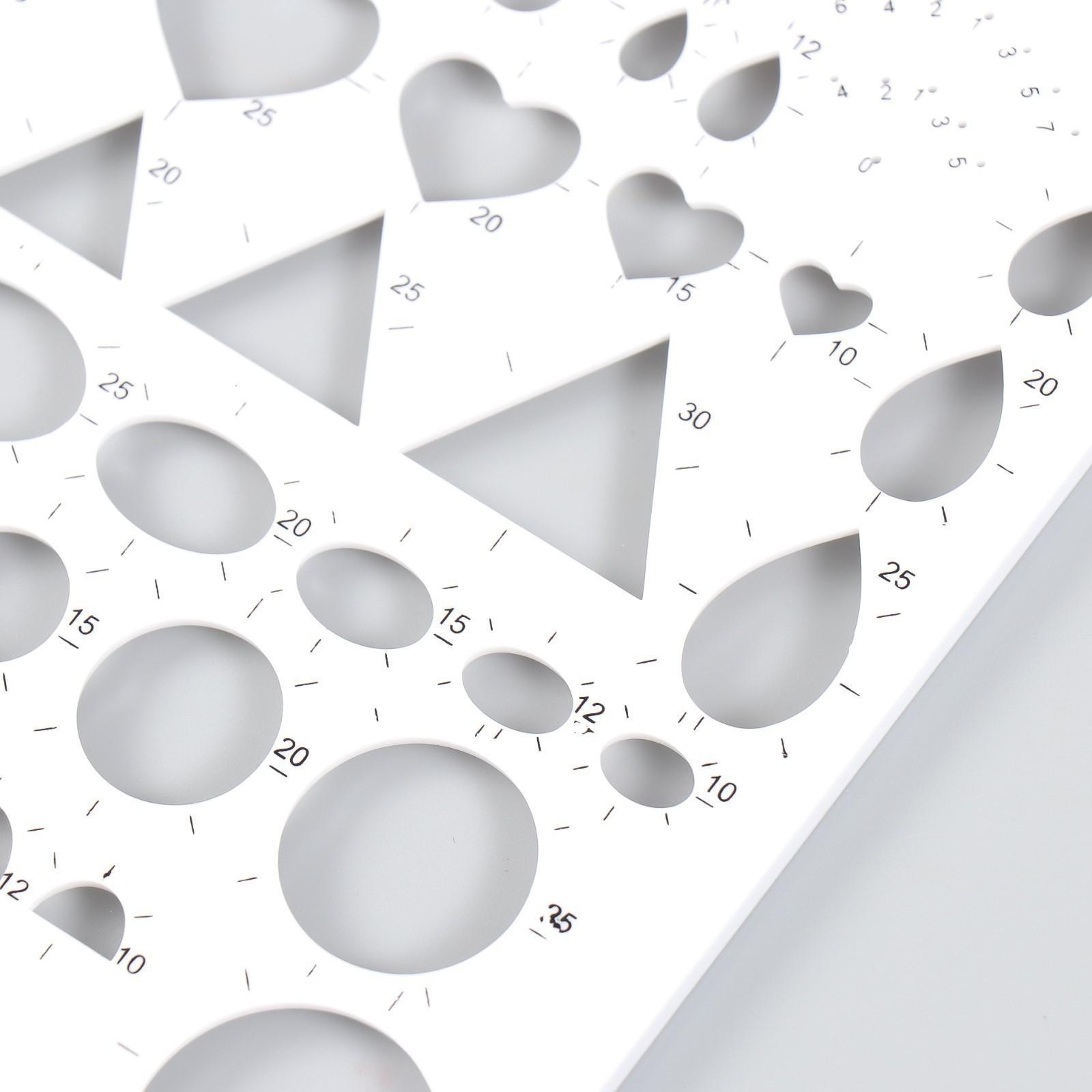 Линейка для квиллинга  21х15 см