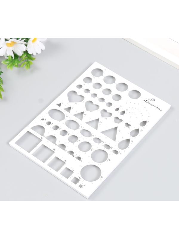 Линейка для квиллинга  21х15 см