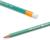 Карандаш чернографитный (простой) НВ, BIC Evolution, заточенный, пластиковый, c ластиком, шестигранный, зеленый корпус