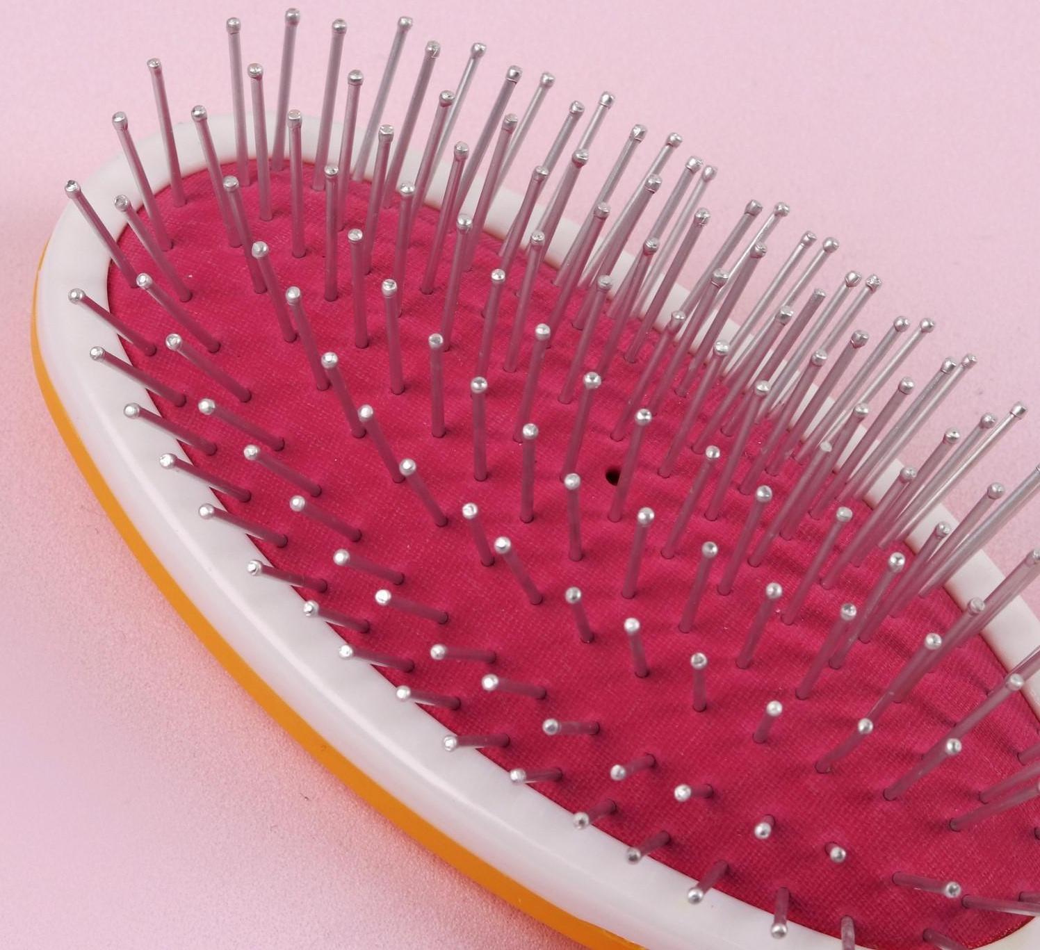 Расчёска массажная, 22 × 6 см, цвет МИКС, ЩМ-4, 3-О-АИ