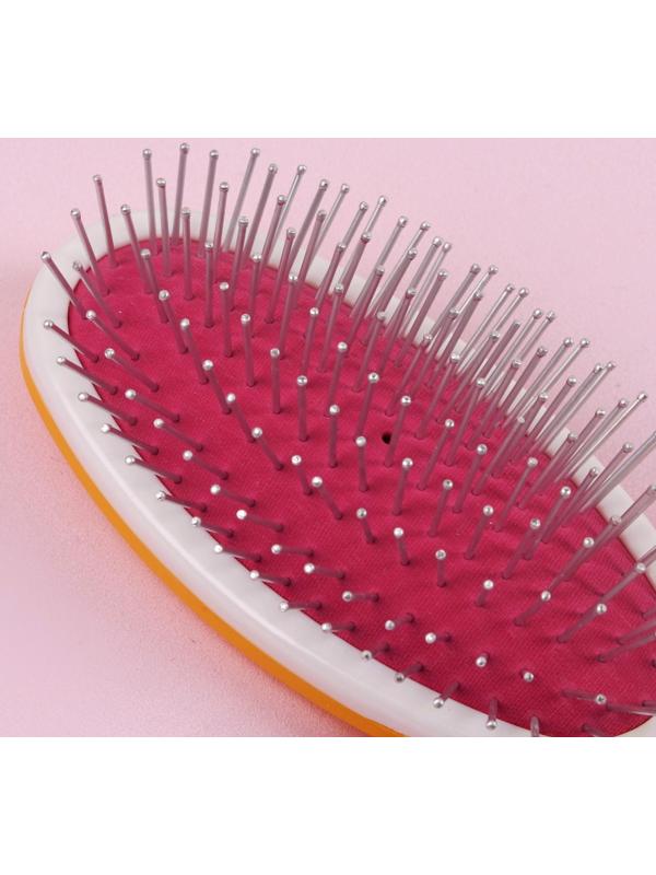 Расчёска массажная, 22 × 6 см, цвет МИКС, ЩМ-4, 3-О-АИ