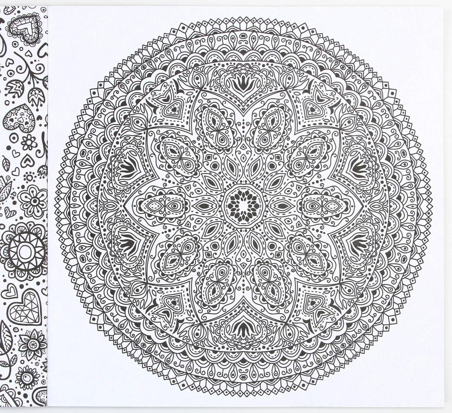 Раскраска - антистресс, альбом «Волшебные узоры» 20 стр.