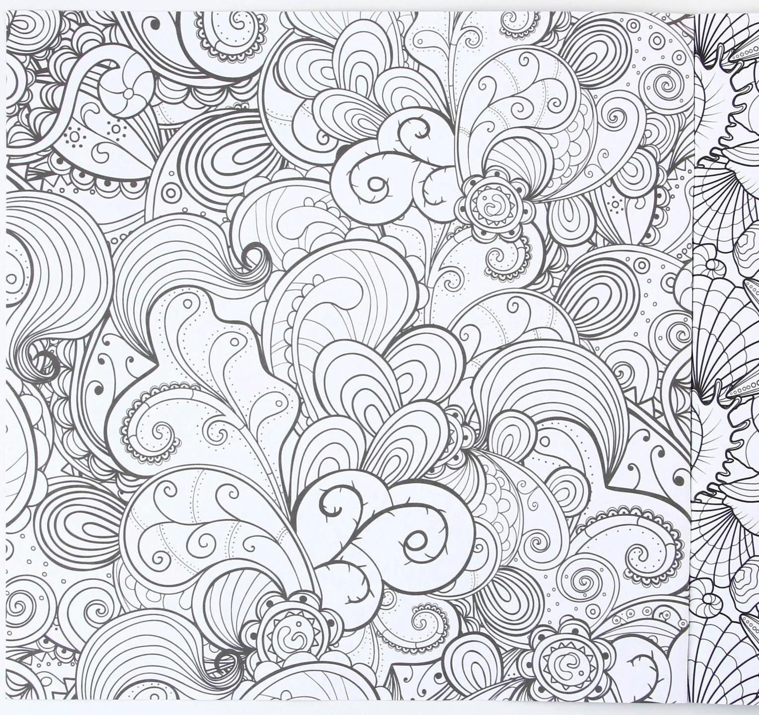 Раскраска - антистресс, альбом «Волшебные узоры» 20 стр.