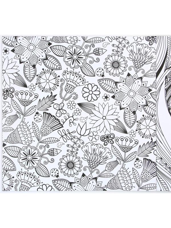 Раскраска - антистресс, альбом «Волшебные узоры» 20 стр.