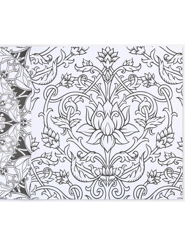 Раскраска - антистресс, альбом «Волшебные узоры» 20 стр.