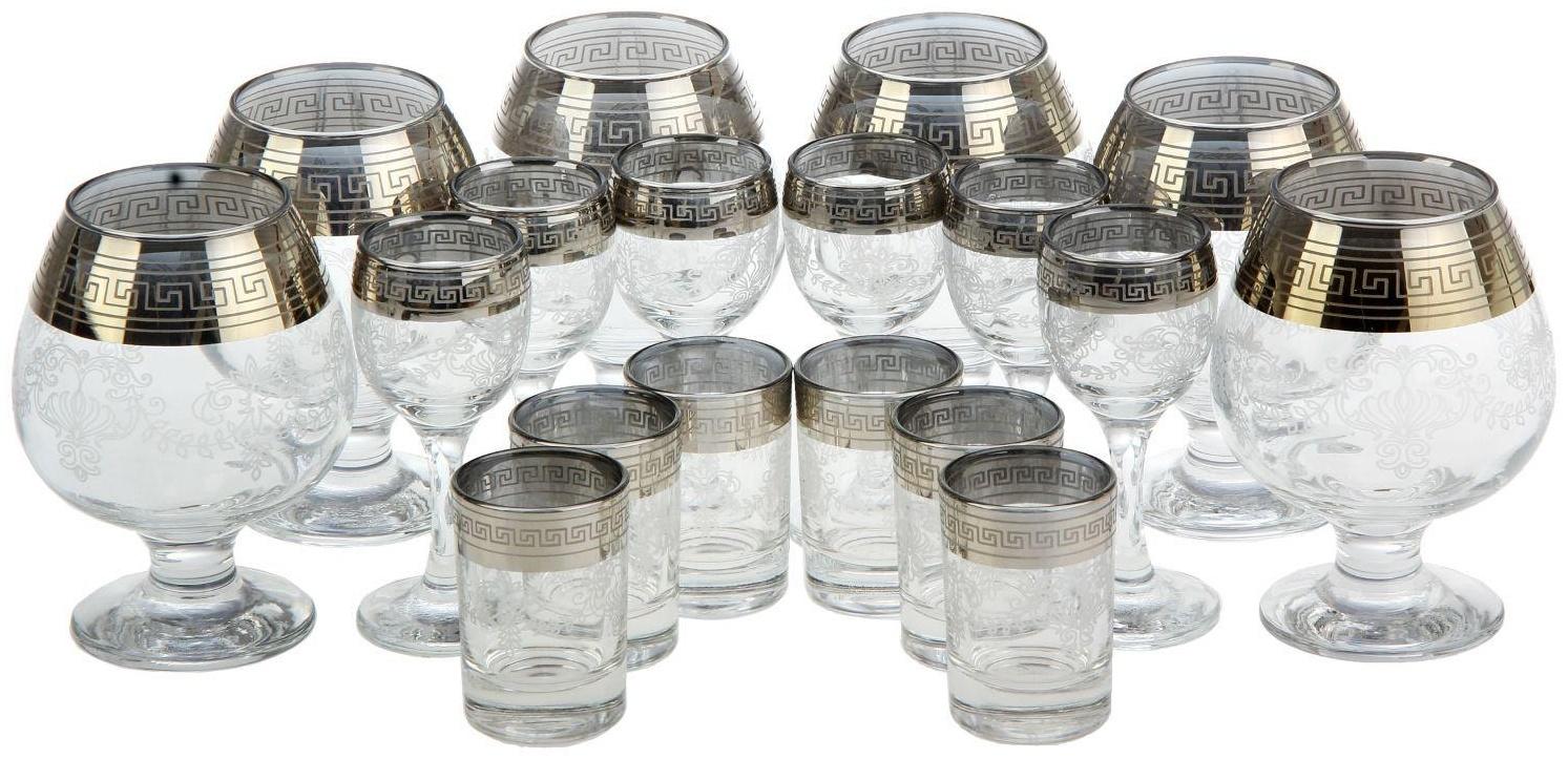 Мини-бар 18 предметов коньяк, гравировка 380/55/50 мл