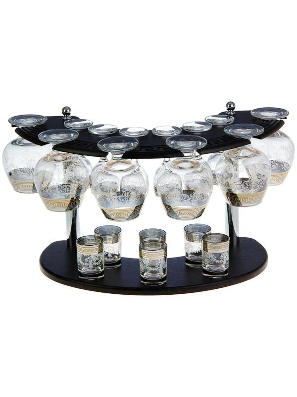 Мини-бар 18 предметов коньяк, гравировка 380/55/50 мл