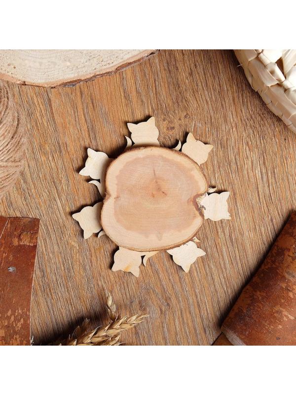 Подставка под горячее «Котик», D=11 см, можжевельник