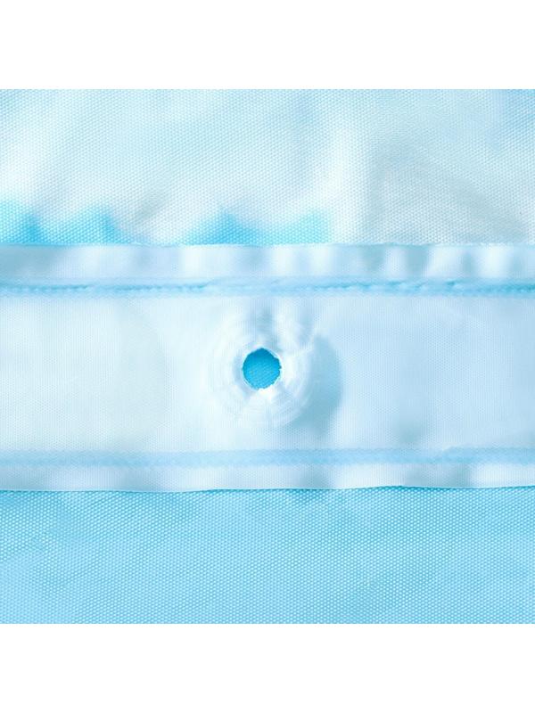 Штора для ванной комнаты Доляна «Дельфины в облаках», 180×180 см, EVA