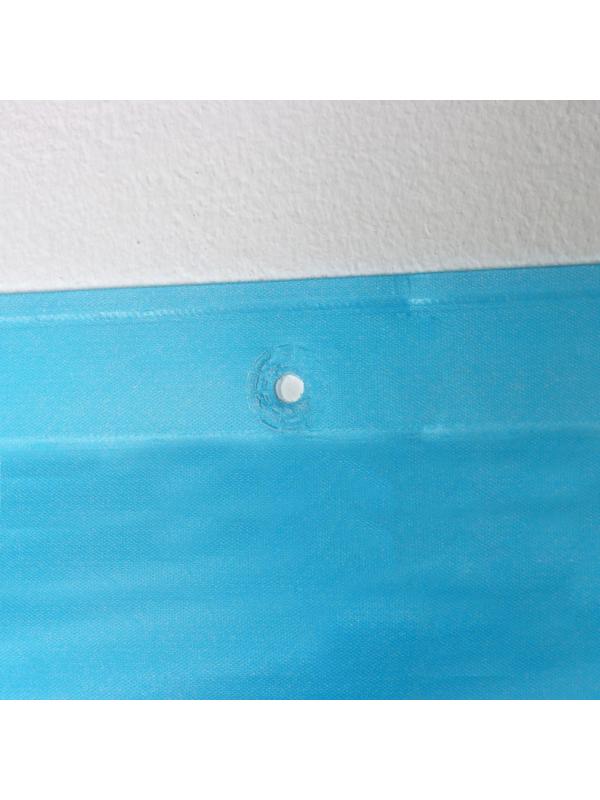 Штора для ванной комнаты Доляна «Дельфины в облаках», 180×180 см, EVA