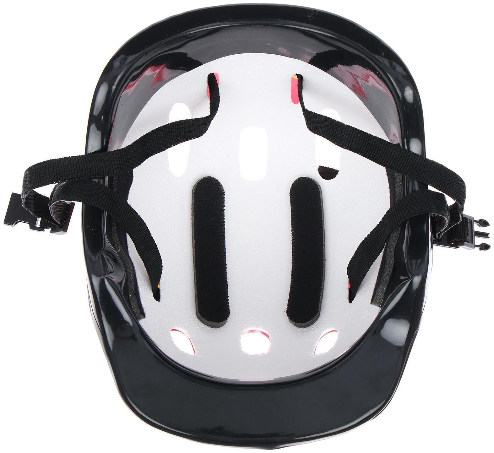 Шлем защитный OT-SH6 детский, размер S, обхват 52-54 см, цвет красный