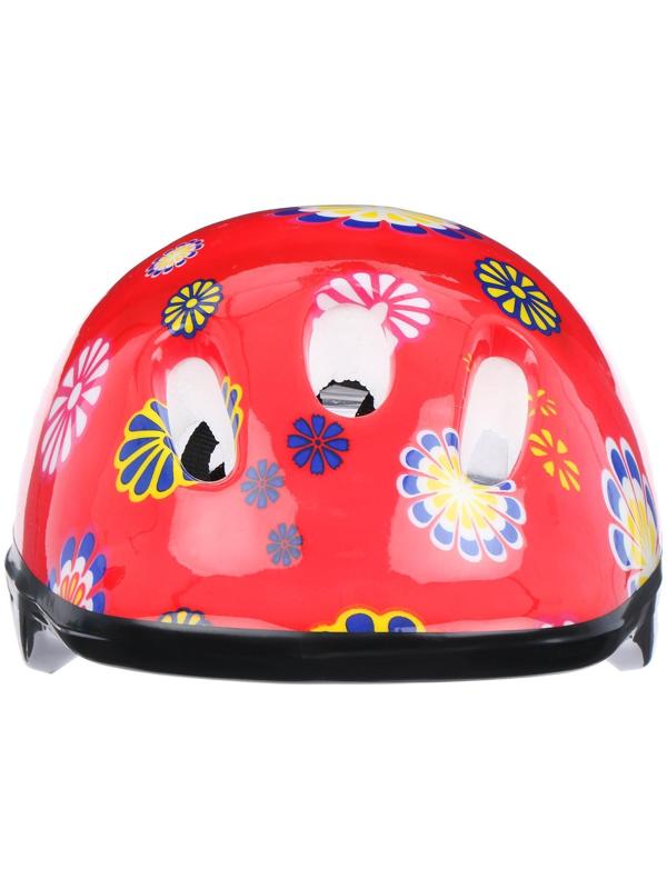 Шлем защитный OT-SH6 детский, размер S, обхват 52-54 см, цвет красный