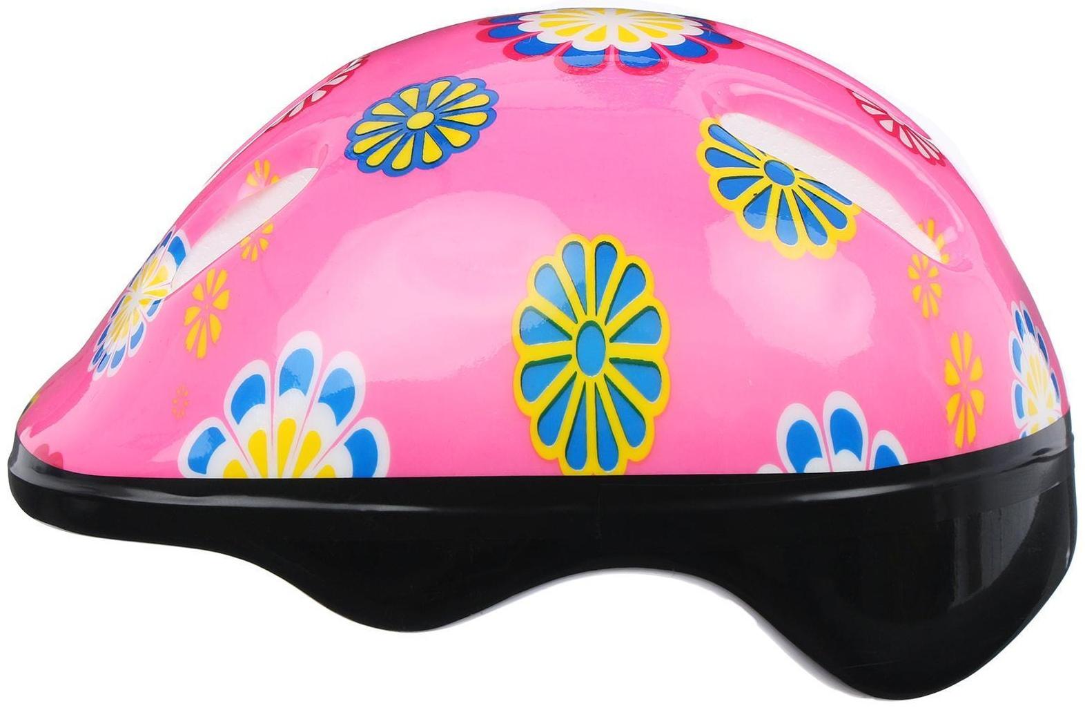 Шлем защитный OT-SH6 детский, размер S (52-54 см), цвет розовый
