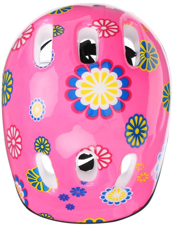 Шлем защитный OT-SH6 детский, размер S (52-54 см), цвет розовый