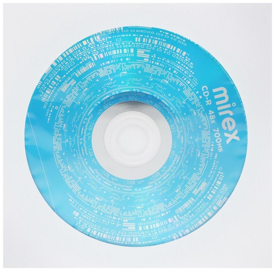 Диск CD-R Mirex Standard, 48x, 700 Мб, конверт, 1 шт