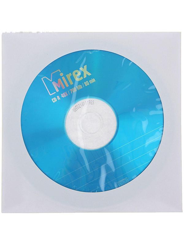 Диск CD-R Mirex Standard, 48x, 700 Мб, конверт, 1 шт