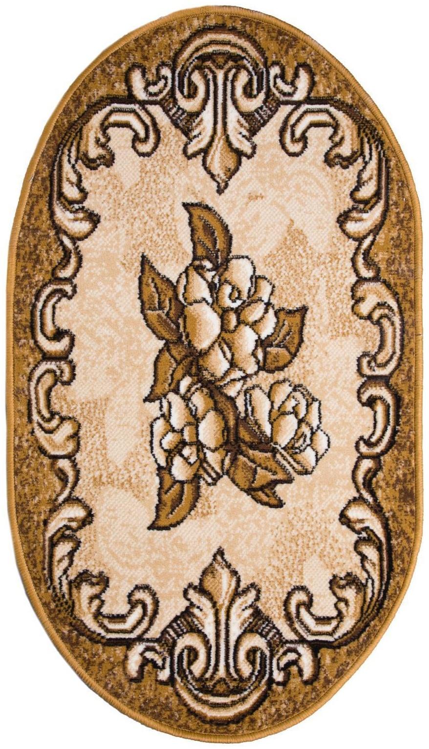 Ковёр «Золушка», 100х200 см, овальный