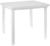 Стол квадратный, размер 80 х 80 х 74 см, цвет белый