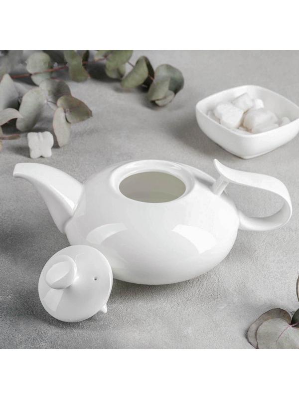 Чайник фарфоровый заварочный Wilmax, 450 мл, цвет белый