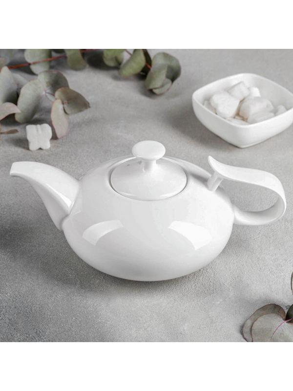 Чайник фарфоровый заварочный Wilmax, 450 мл, цвет белый