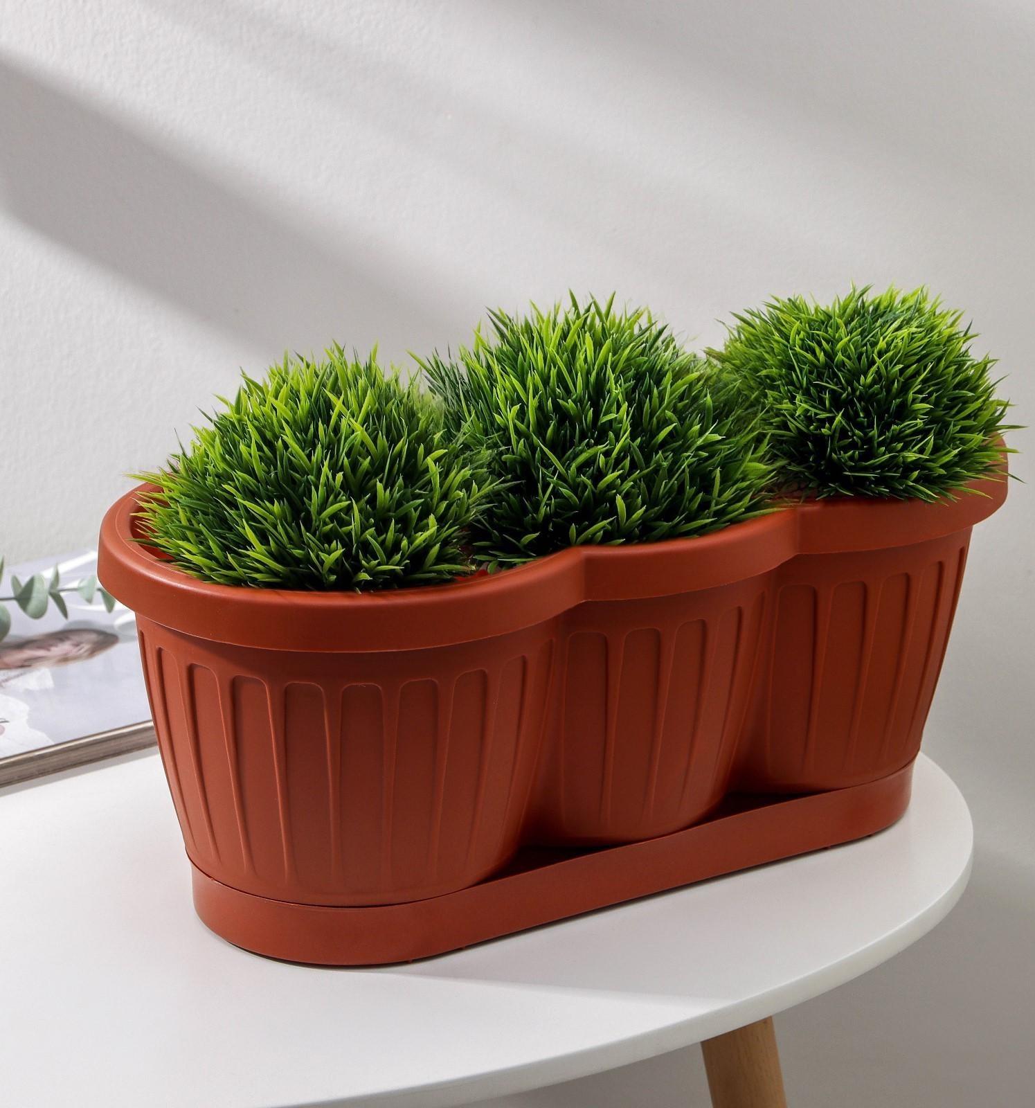 Ящик для цветов с поддоном 40 см 