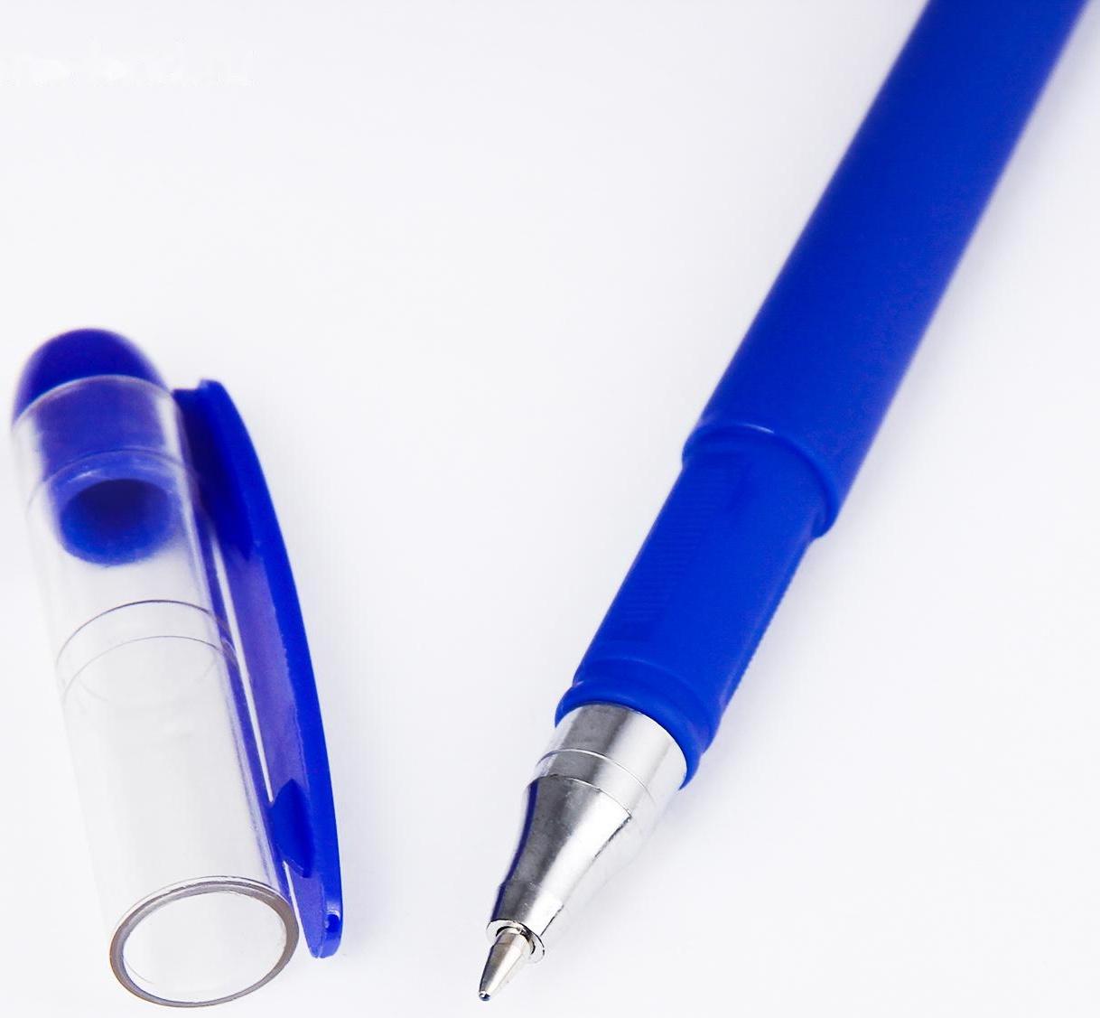 Ручка гелевая Softtouch 0.5 мм, синяя, корпус тёмно-синий матовый