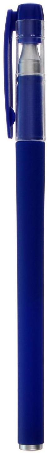 Ручка гелевая Softtouch 0.5 мм, синяя, корпус тёмно-синий матовый