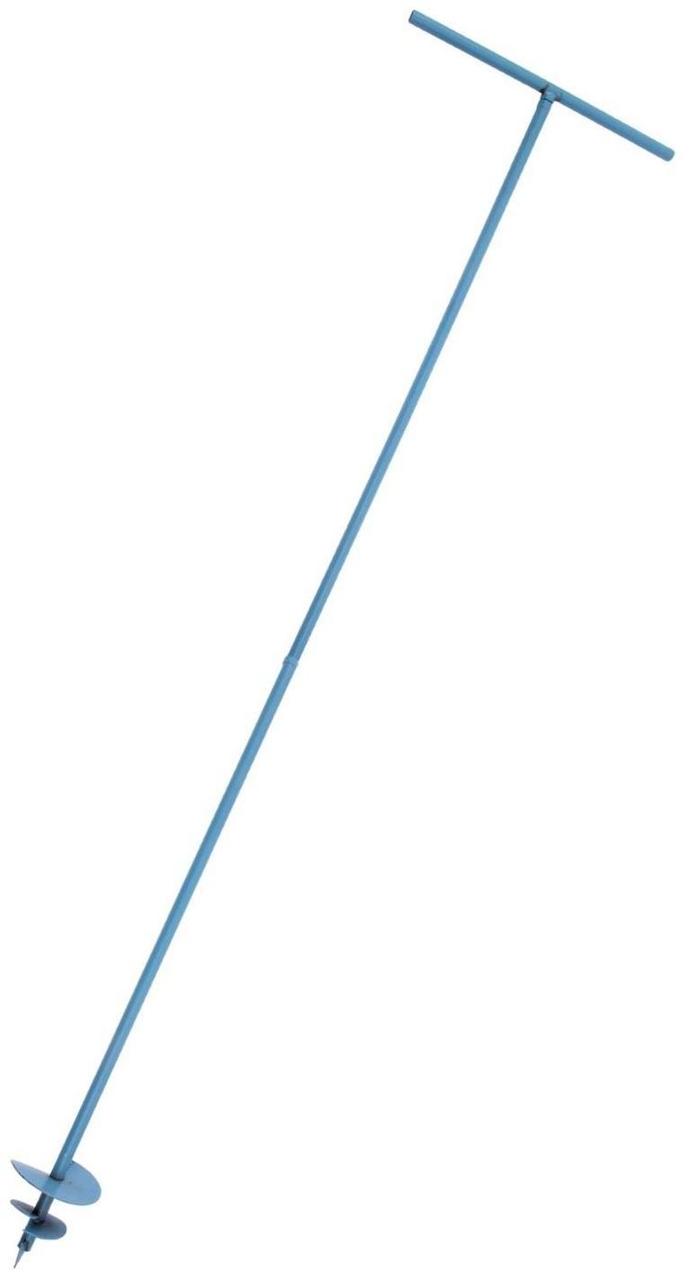 Бур садовый, шнековый, d = 150 мм, длина 2 м, цвет МИКС