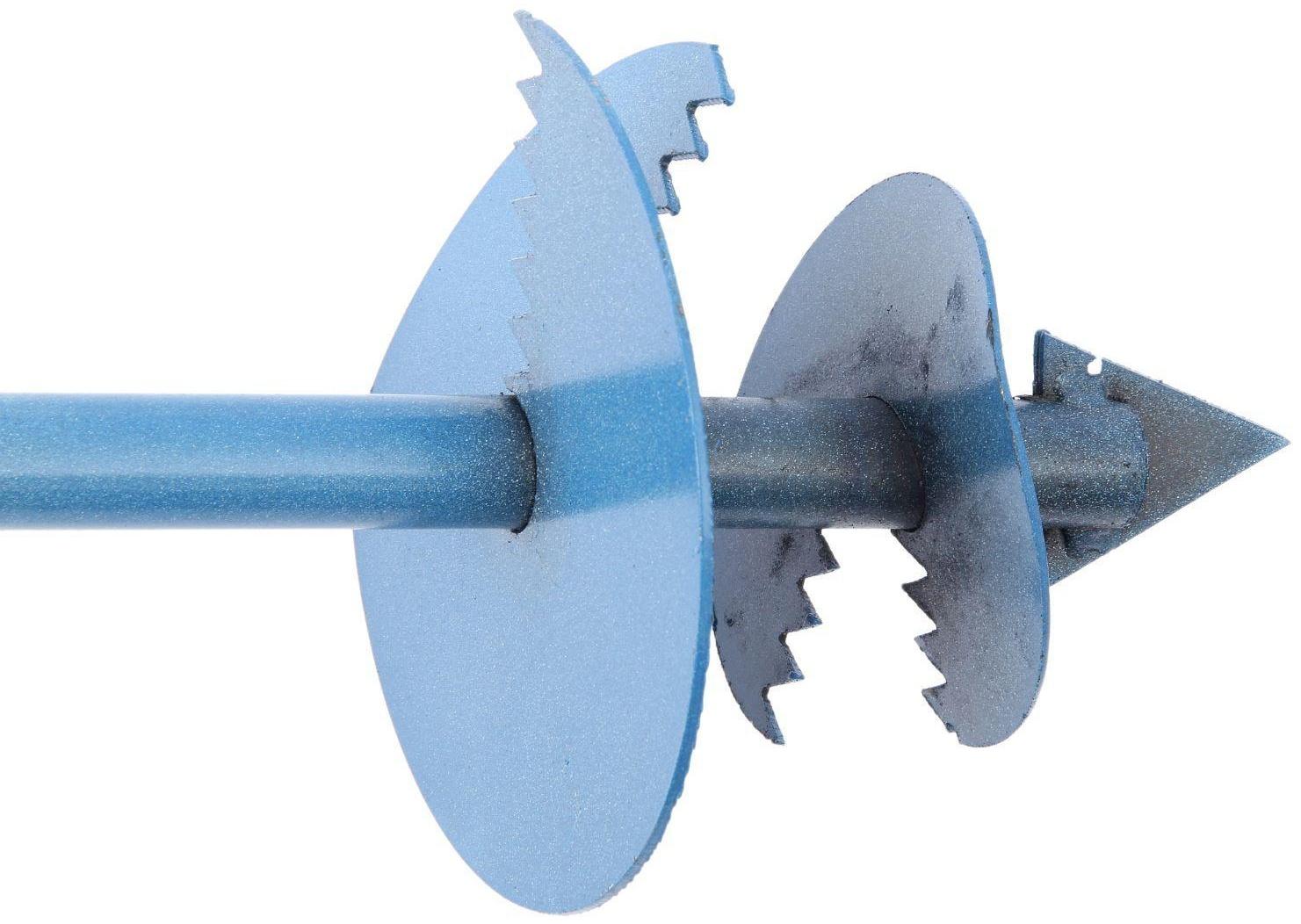 Бур садовый, шнековый, d = 150 мм, длина 1 м